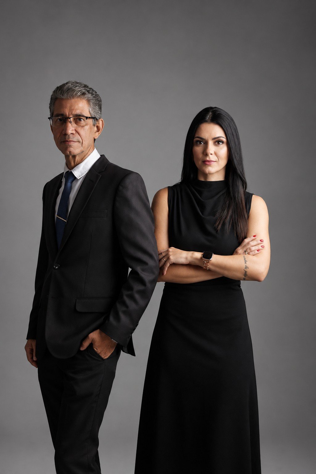 Sandro Fernandes e Jéssica Fernandes, sócios da Advocacia Fernandes